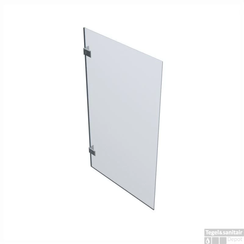 B&w-luxury Bagno Badwand 80x140cm. Chroom-helder Clean - Afbeelding 4