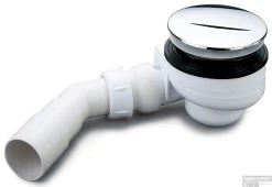 Turboflow Douchebaksifon Voor Gat 90mm Chroom