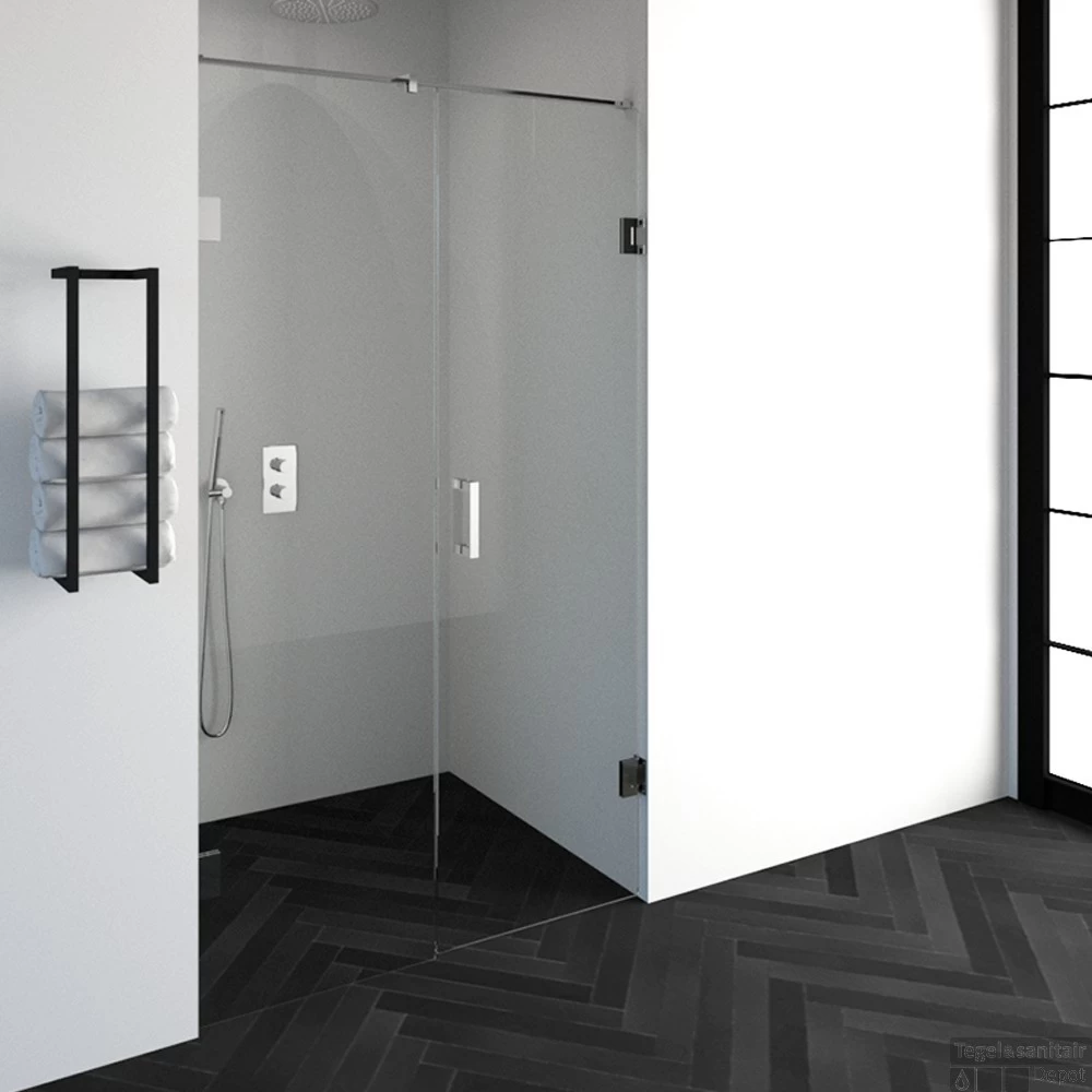 Nisdeur Compleet Just Creating Profielloos 2-Delig 120x200 Cm 60/60 Chroom - Afbeelding 2