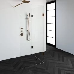 Inloopdouche Compleet Just Creating Profielloos 90x90 Cm Reversed Koper