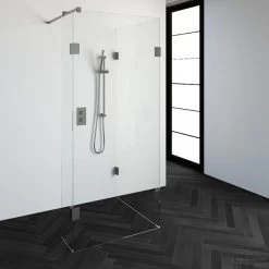 Inloopdouche Compleet Just Creating Profielloos 90x90/30 Cm Reversed RVS