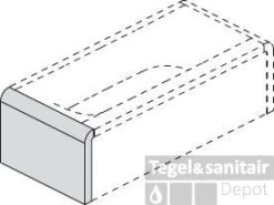 Ideal Standard Moments Zijpaneel Acryl 90 Cm. Gebogen Wit