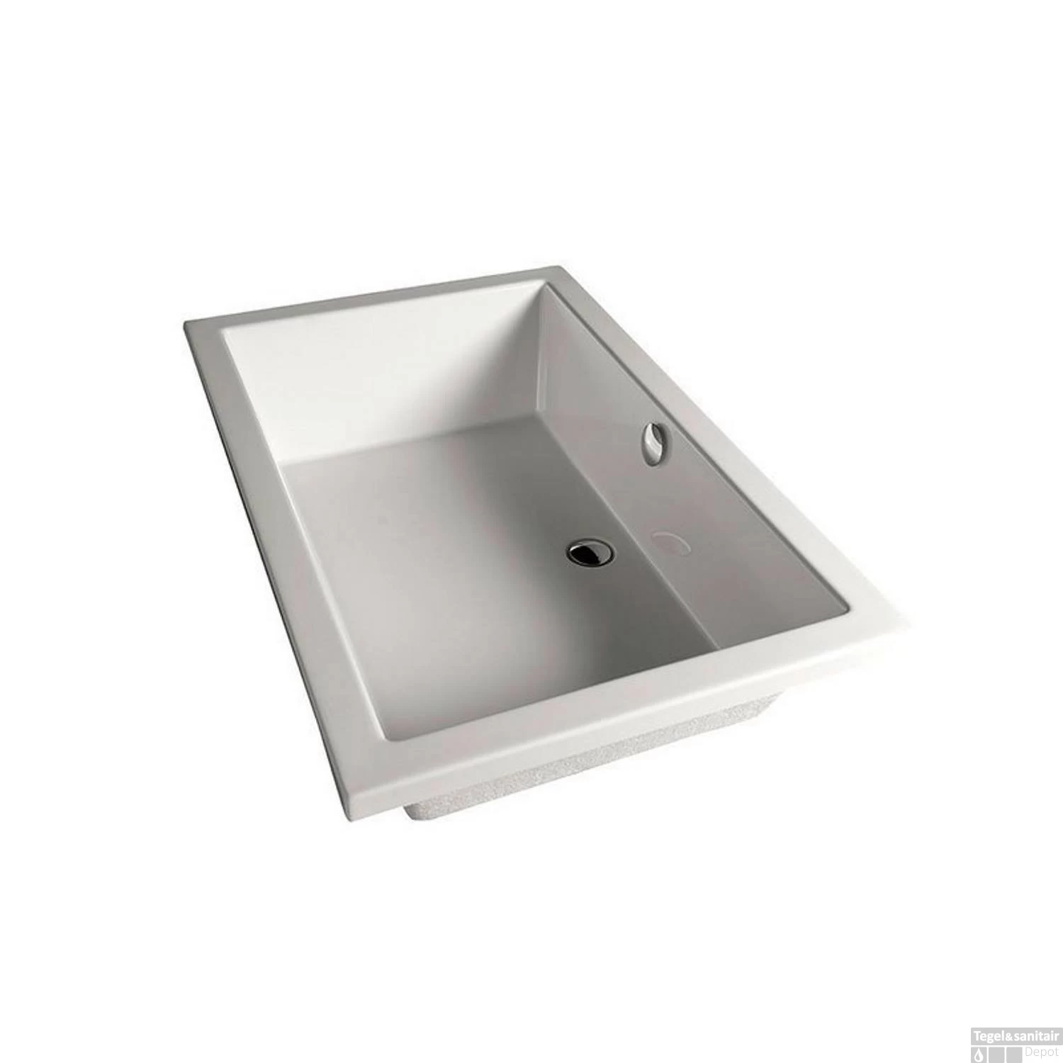 Extra Diepe Douchebak Sapho Deep 110x75x26 Cm Rechthoekig Acryl Wit - Afbeelding 2