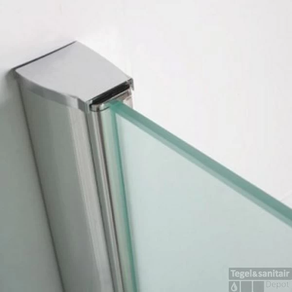 ACTIE Wiesbaden Douchewand 8mm 100X200cm | Nano Coating | Helder | Inloopdouche - Afbeelding 4