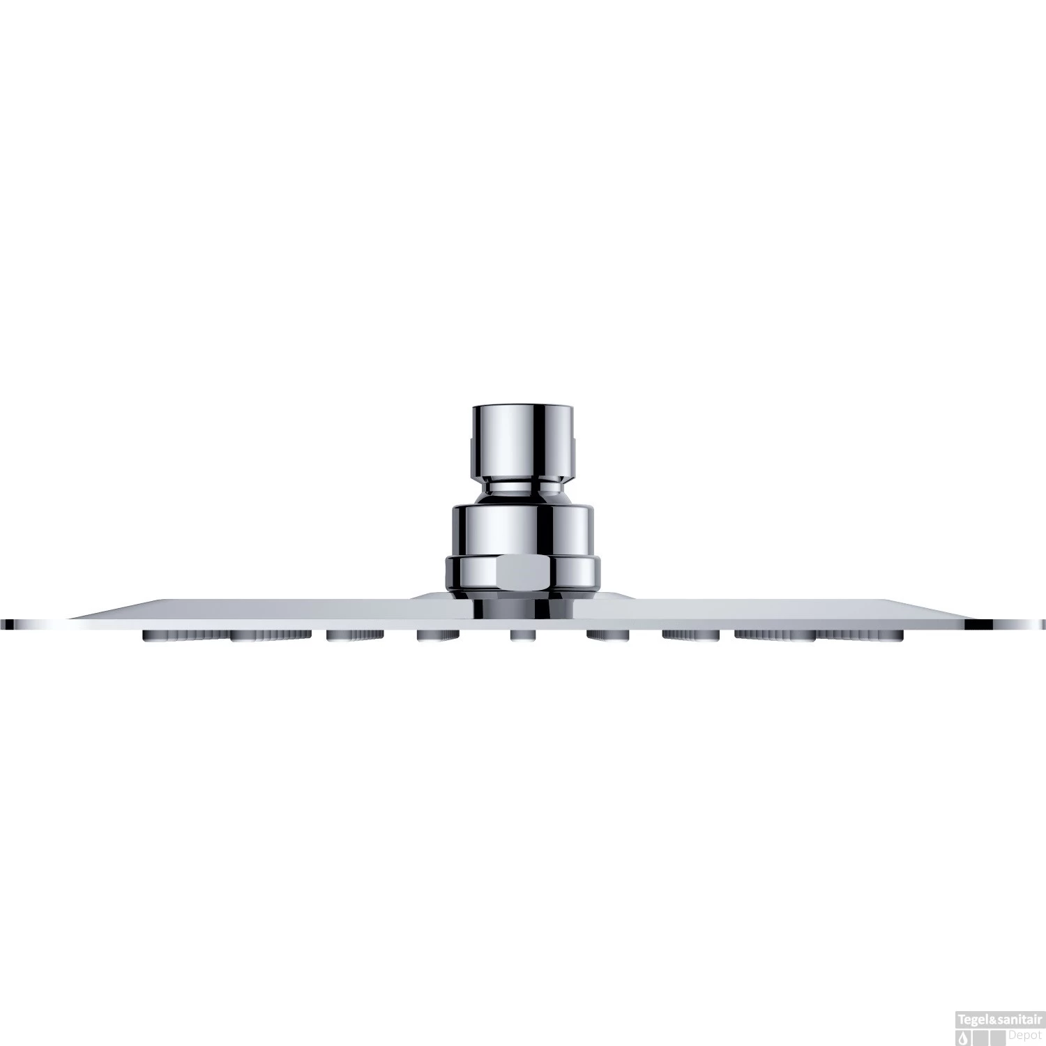 BWS Hoofddouche Luxe Rond Ultra Plat 40cm Chroom - Afbeelding 3