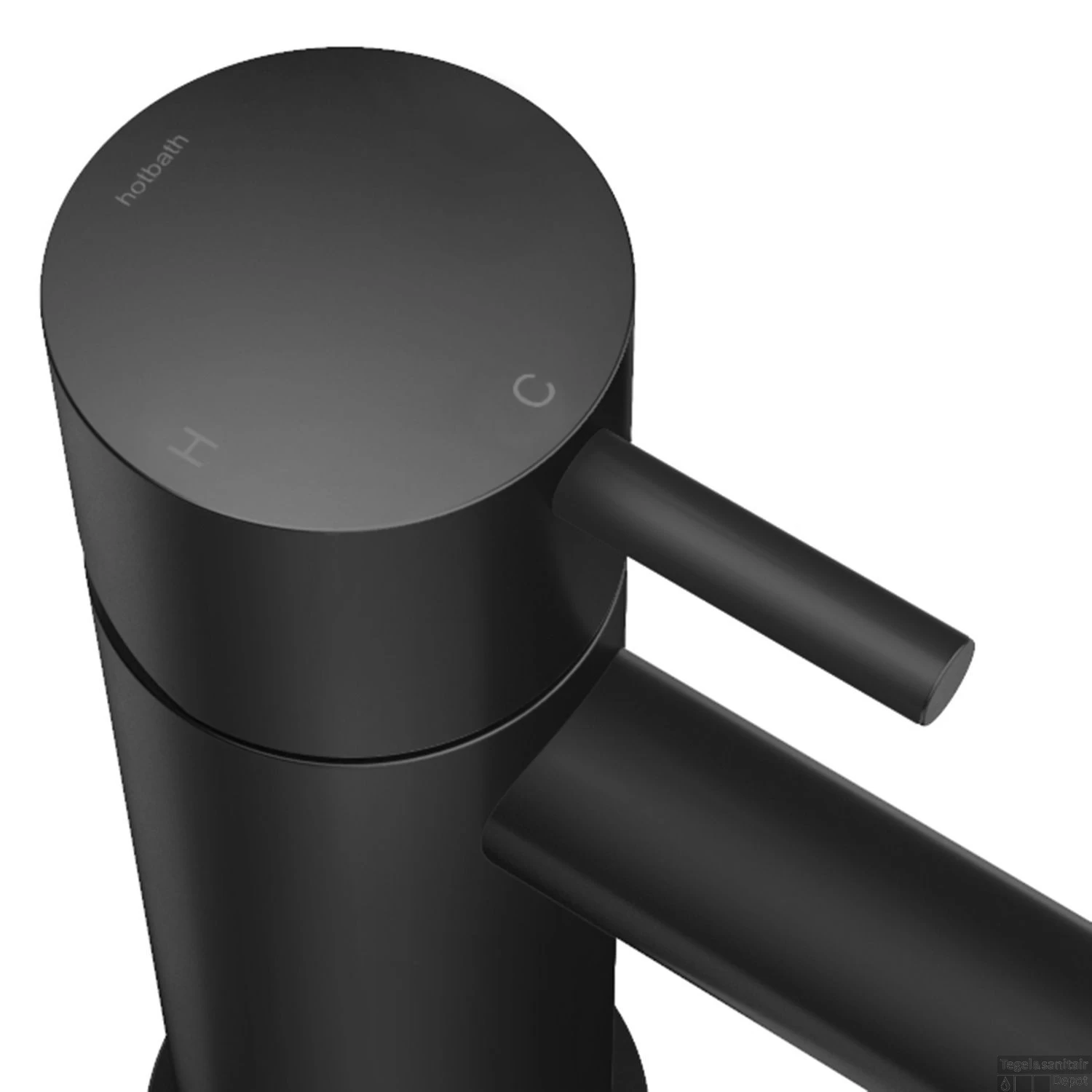 Douchethermostaat Hotbath Cobber Inbouw 2-weg Mat Zwart (excl. Inbouwdeel) - Afbeelding 2