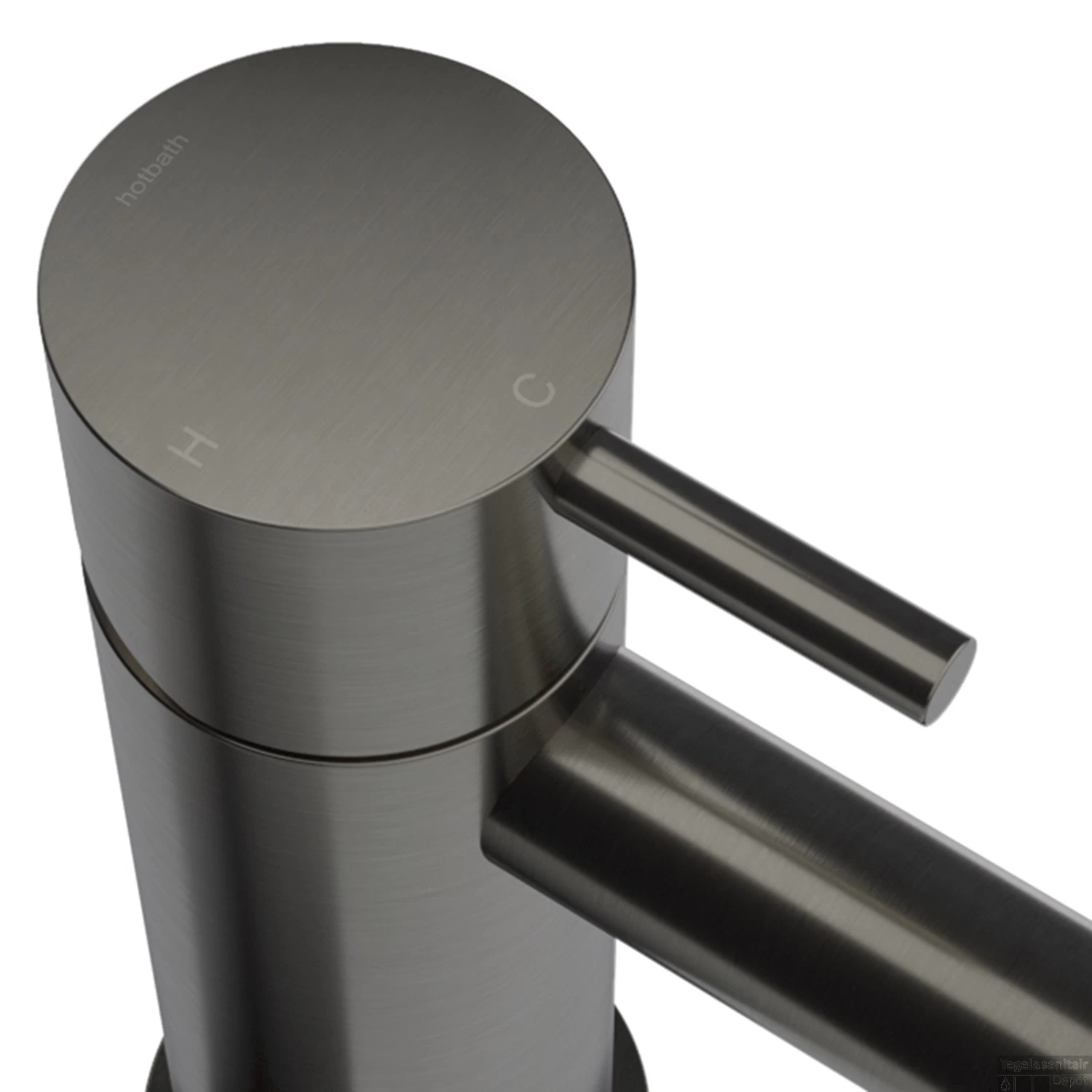 Inbouw Douchemengkraan Hotbath Cobber 2-weg Verouderd IJzer - Afbeelding 2