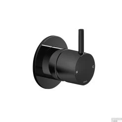 Inbouw Douchemengkraan Hotbath Cobber 1-hendel Zwart Chroom