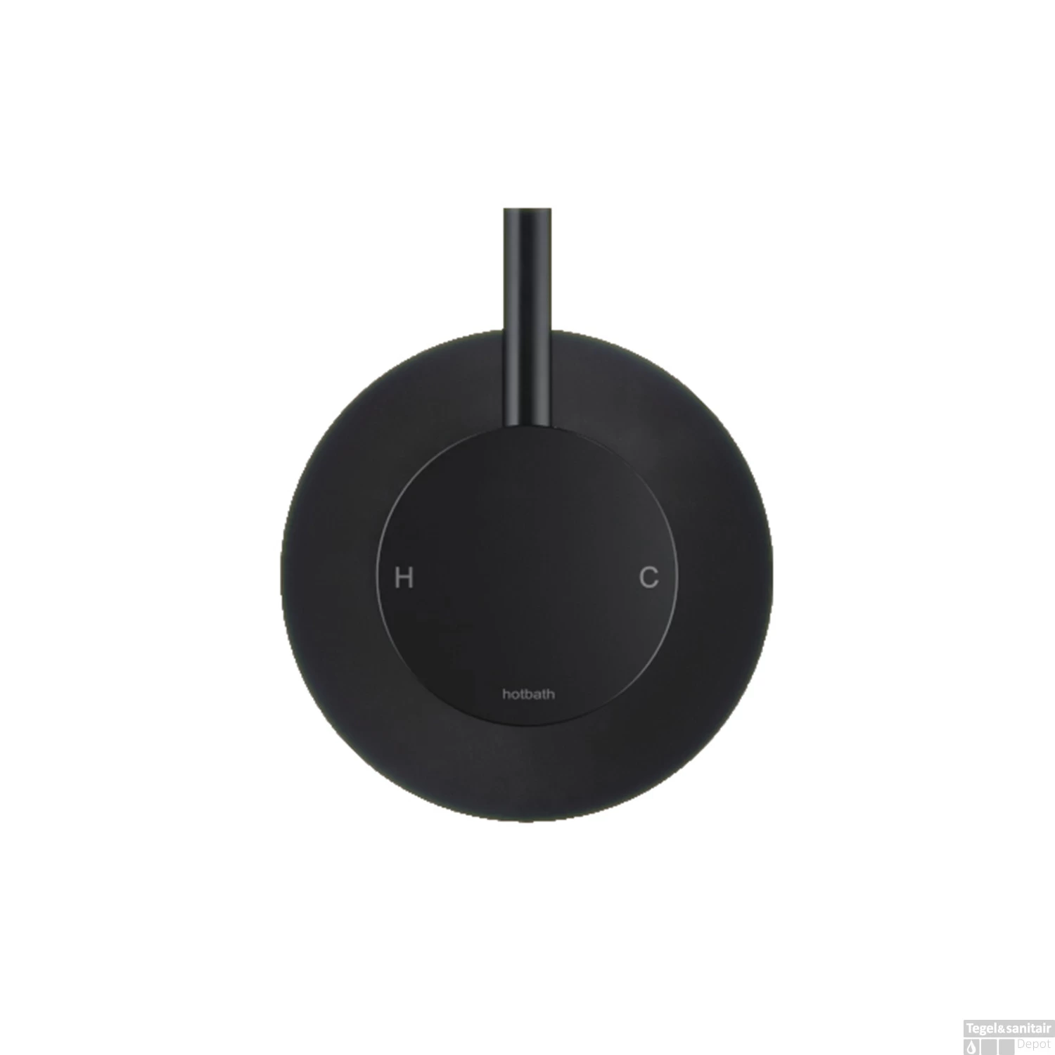 Inbouw Douchemengkraan Hotbath Cobber 1-hendel Mat Zwart OUTLET - Afbeelding 3