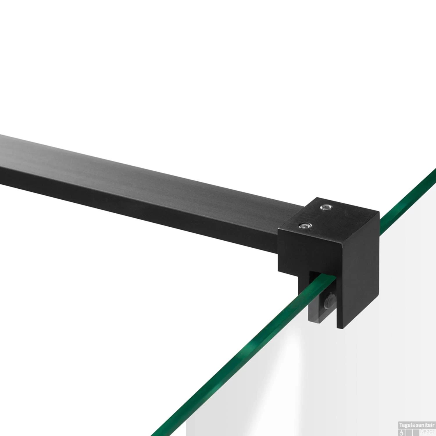 Inloopdouche Compleet Just Creating Profielloos 120/30 Cm Mat Zwart - Afbeelding 4