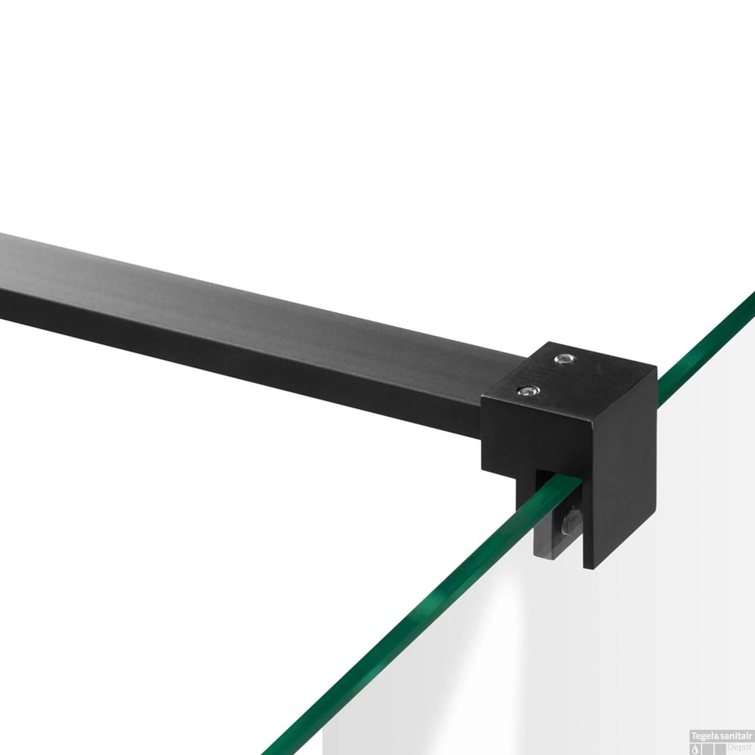 Inloopdouche Compleet Just Creating Profielloos 100x120/40 Cm Reversed Mat Zwart - Afbeelding 6