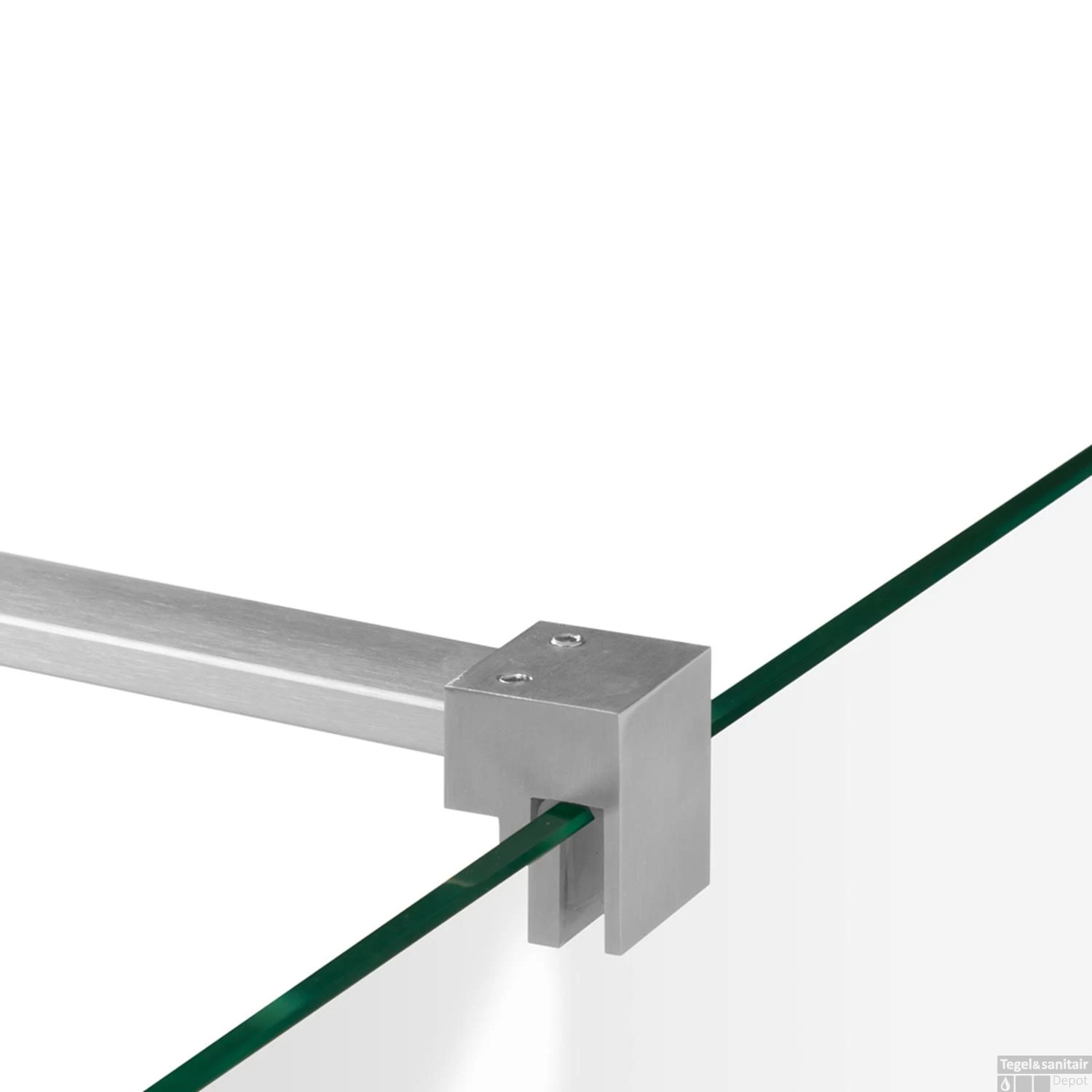 Inloopdouche Compleet Just Creating Profielloos 100x120/40 Cm Reversed RVS - Afbeelding 4