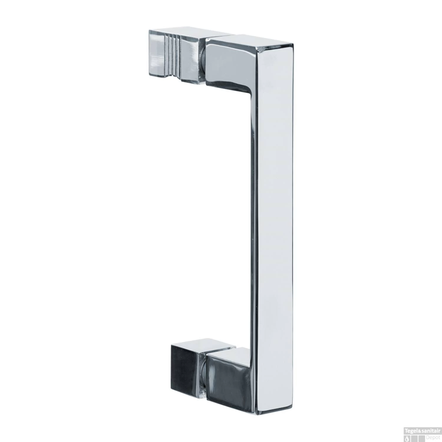 Nisdeur Compleet Just Creating Profielloos 2-Delig (Draaideur Bevestigd Op Inloopwand) 150x200 Cm 90/60 Chroom - Afbeelding 4