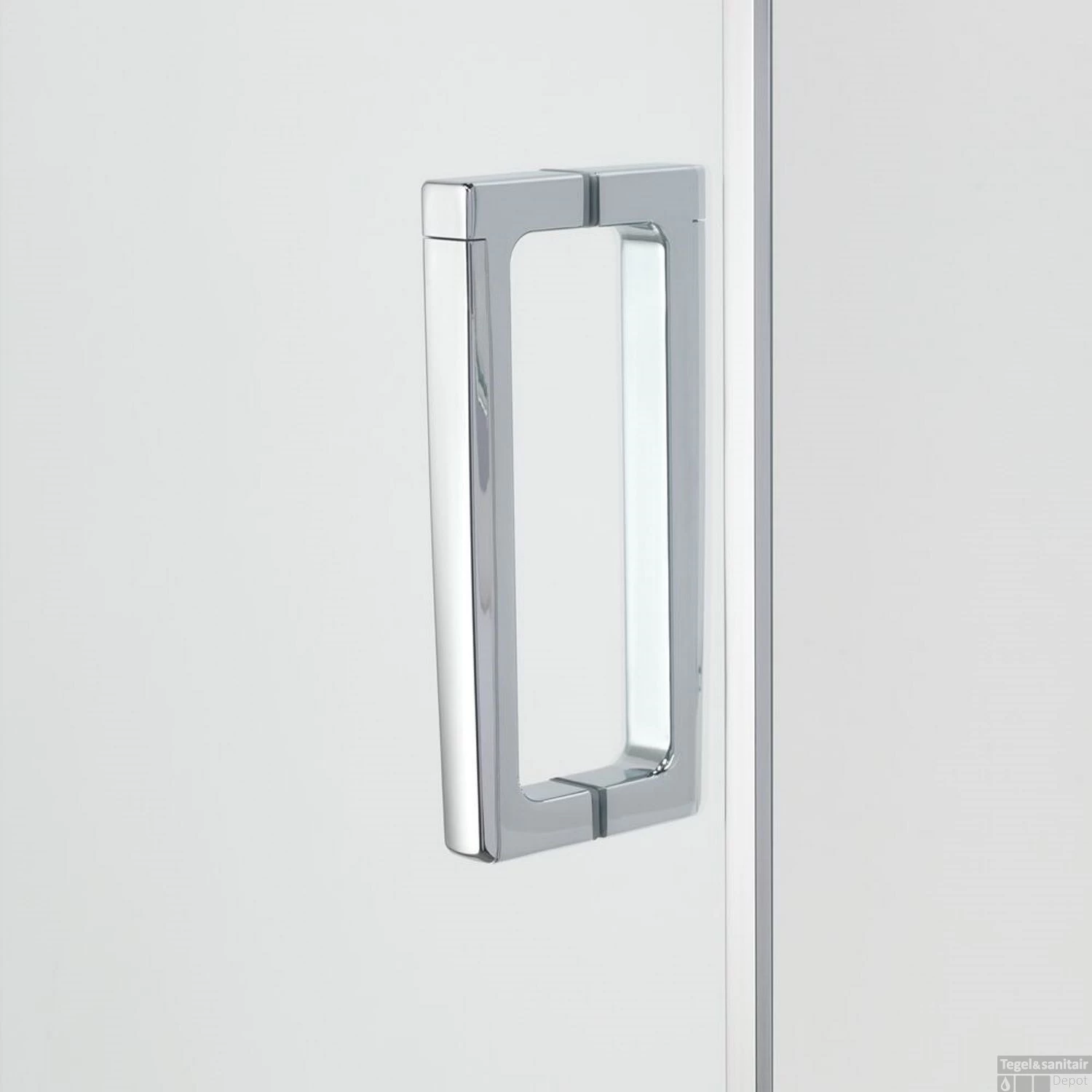 Douchecabine Sealskin Custom Links 90x90 Cm Zilver Hoogglans Helder Glas - Afbeelding 8