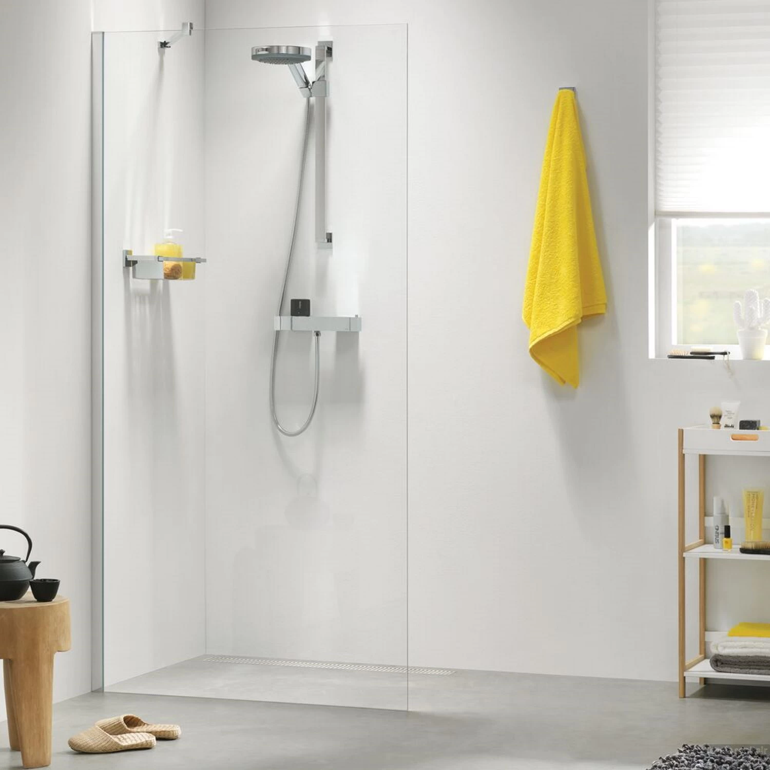 Inloopdouche Sealskin Type A3 120x195 Cm Zilver Hoogglans Helder Glas - Afbeelding 2