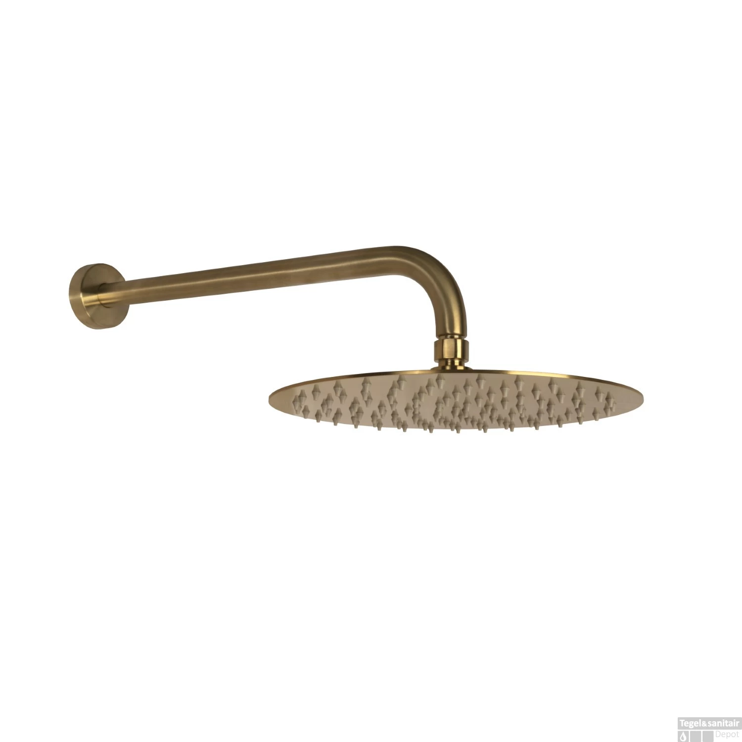 Inbouw Regendouche Set Boss & Wessing Colorato Met Handdouche En Wanduitloop Geborsteld Goud - Afbeelding 2