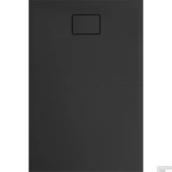 Douchebak Allibert Terreno Rechthoek Inbouw Polybeton 120x90 Cm Bazalt Zwart