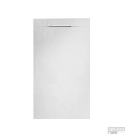 Douchebak Boss & Wessing Talpo 160x90x3 Cm Composietsteen Mat Wit