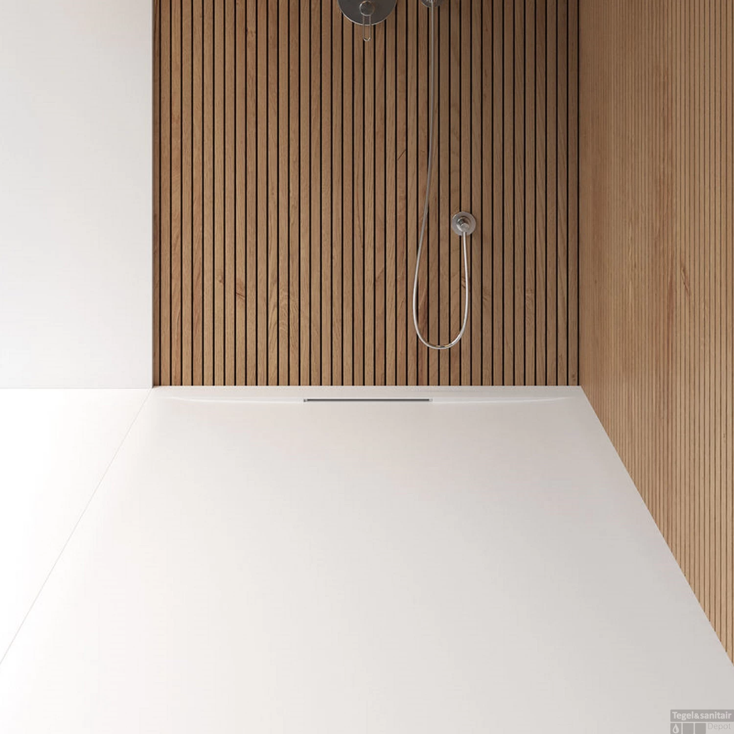 Douchebak Riho Isola 140x80 Cm Mat Wit - Afbeelding 2