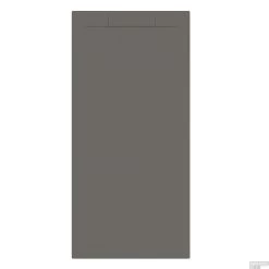Douchebak + Sifon Allibert Rectangle 180x80 Cm Gunmetal