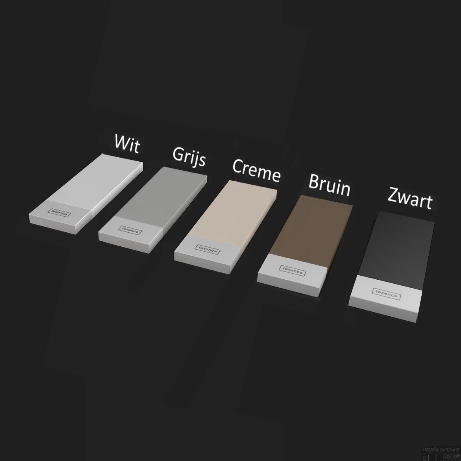 Douchebak Texence Slate Met Afvoer Hoogwaardig Composiet (alle Maten, Alle Kleuren) - Afbeelding 2