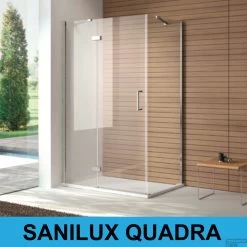 Douchecabine Sanilux Quadra 8mm Veiligheidsglas (verschillende Maten)