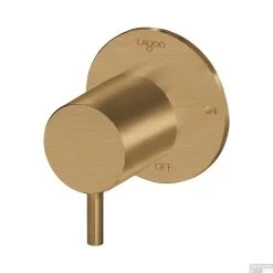 Inbouw 2-weg Omstel Lagoo Garda Hendel Geborsteld Goud