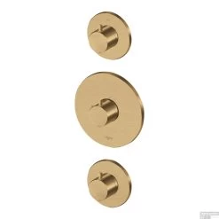 Inbouw Thermostaat Lagoo Garda Met 2-weg Omstel En Stopkraan Goud