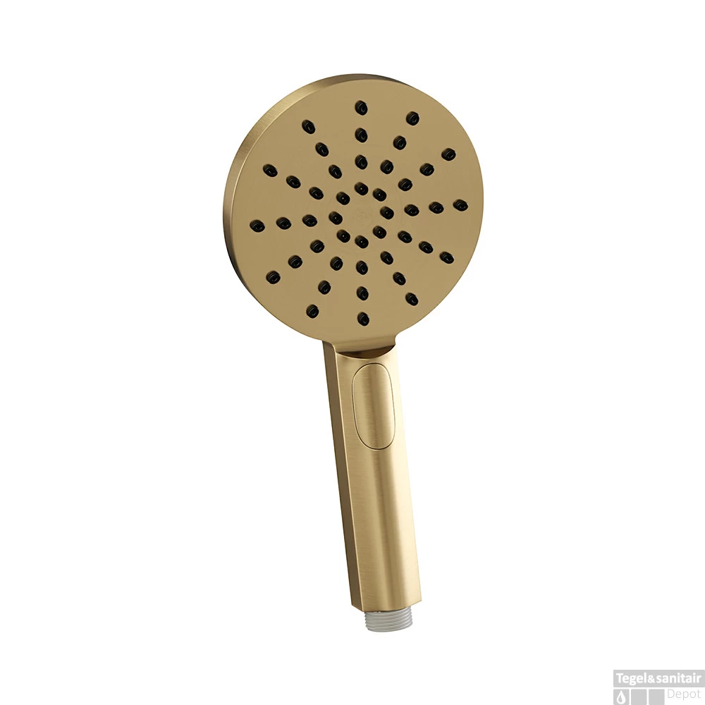 Handdouche Brauer Gold Edition 3-Standen Geborsteld Goud