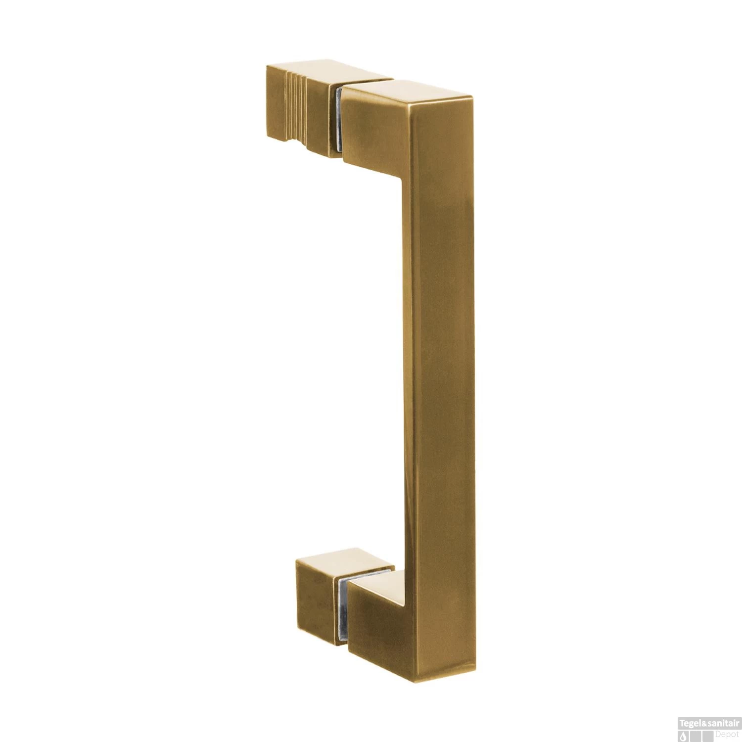 Douchecabine Compleet Just Creating 2-Delig Profielloos 100x90 Cm Goud - Afbeelding 4