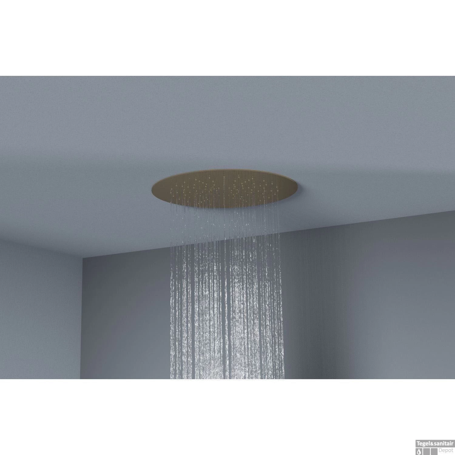 Hoofddouche Belleza Bagno ClipOn Inbouw Regendouche Rond 34 Cm Mat Brons - Afbeelding 3