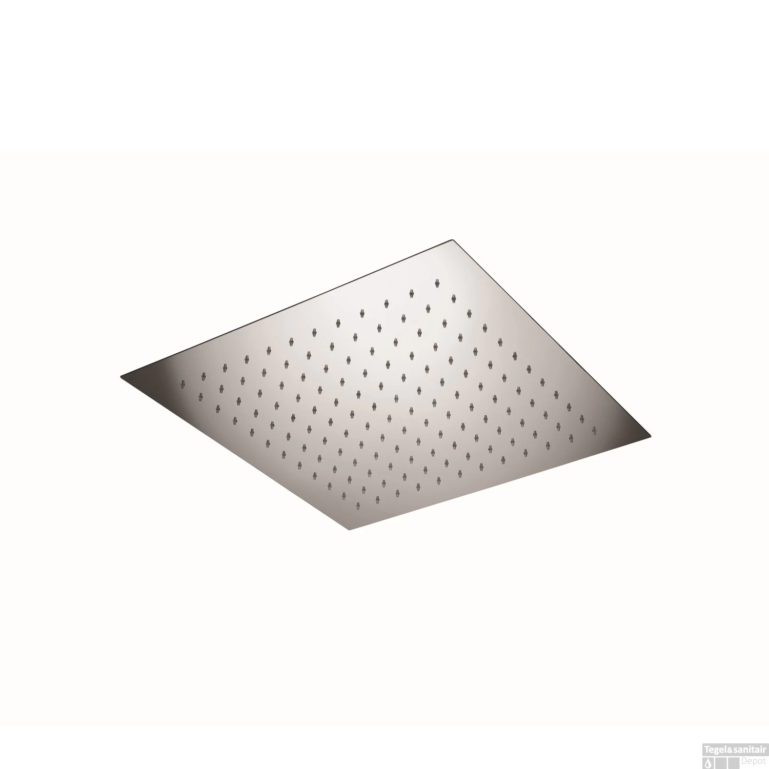 Hoofddouche Belleza Bagno ClipOn Inbouw Regendouche Vierkant 44x44 Cm RVS