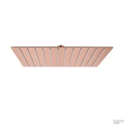 Hoofddouche BWS Colorato Vierkant 30x30 Cm Geborsteld Koper