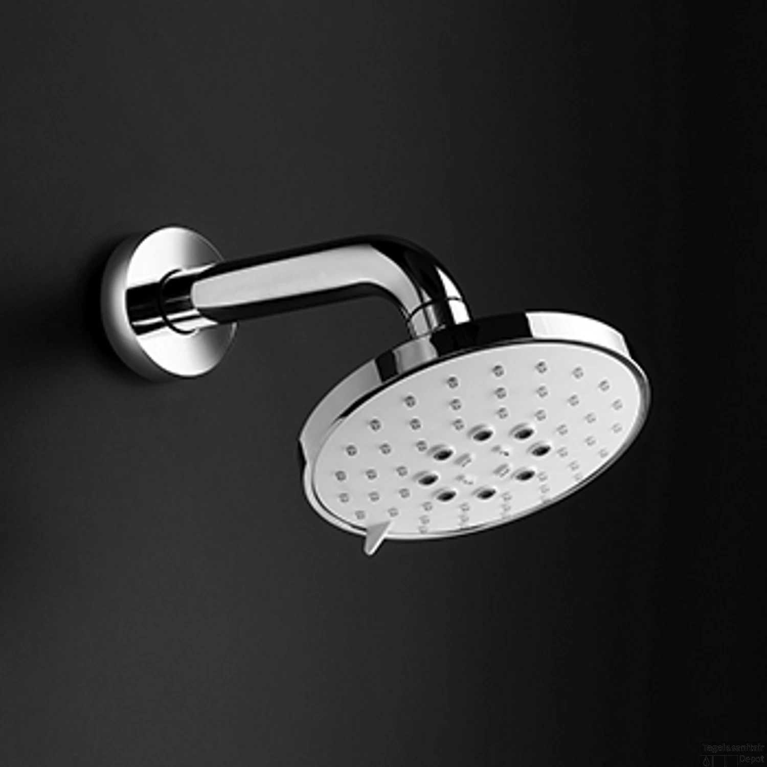 Hotbath Hoofddouche Mate 13 Cm 3 Standen Wandmodel Opbouw Chroom - Afbeelding 2