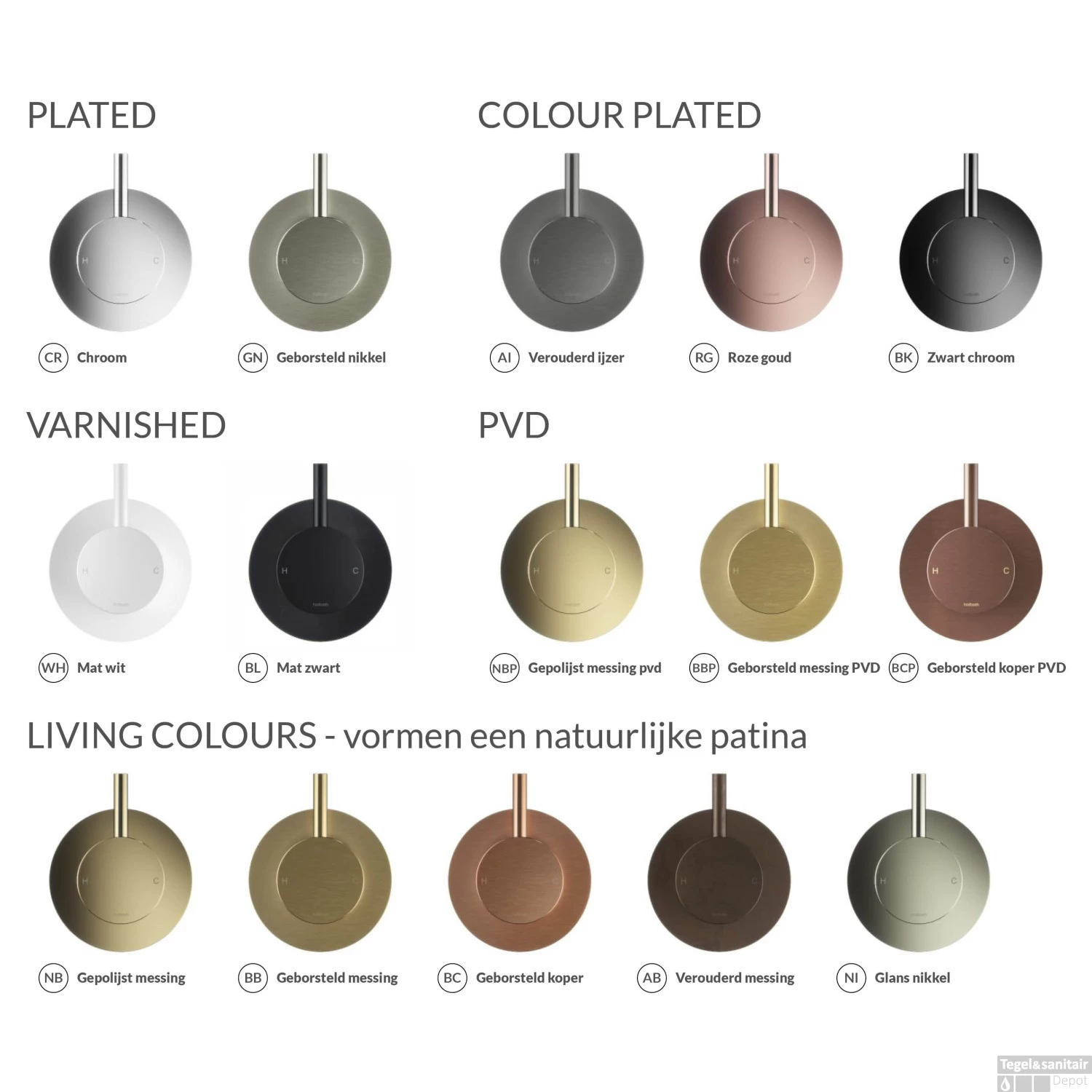 Inbouw Douchemengkraan Hotbath Cobber 2-weg Verouderd IJzer - Afbeelding 3