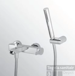 Huber Advant Bad/douche Mengkraan Met Handdoucheset Chroom AD.000120.21