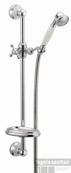 Huber Croisette Glijstangcombinatie Chroom-Goud 6207HCA