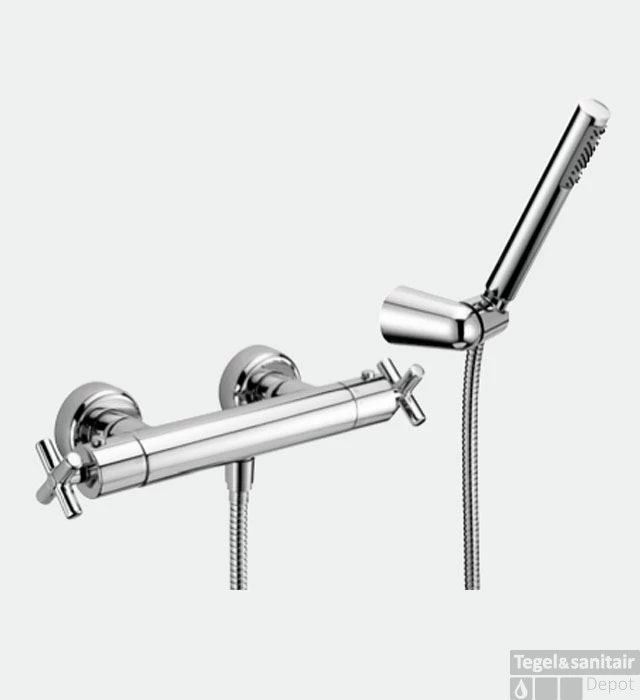 Huber Suite Opbouw Douchethermostaat Met Handdouche 191ST01HCR - Afbeelding 2