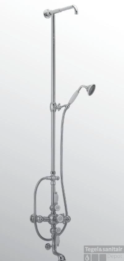 Huber Victorian Thermostatische Bad/Doucheset Chroom 598.VN01H.CR - Afbeelding 2
