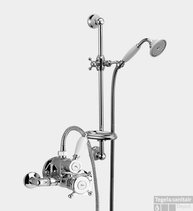 Huber Victorian Thermostatische Doucheset Brons 190RVT01HBA - Afbeelding 2