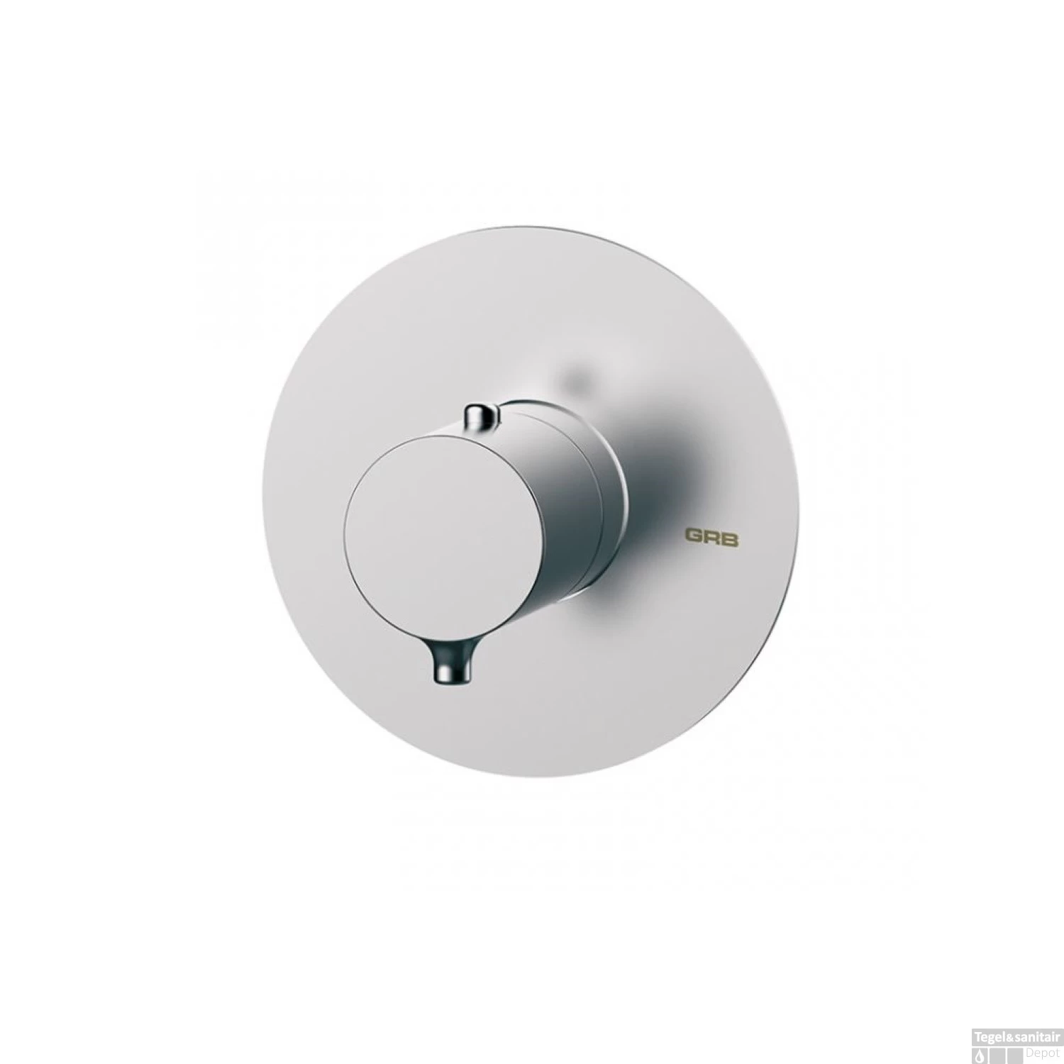 Inbouw Douchekraan GRB Time Thermostatisch Anti-Kalk Ø12 Cm Verchroomd Messing