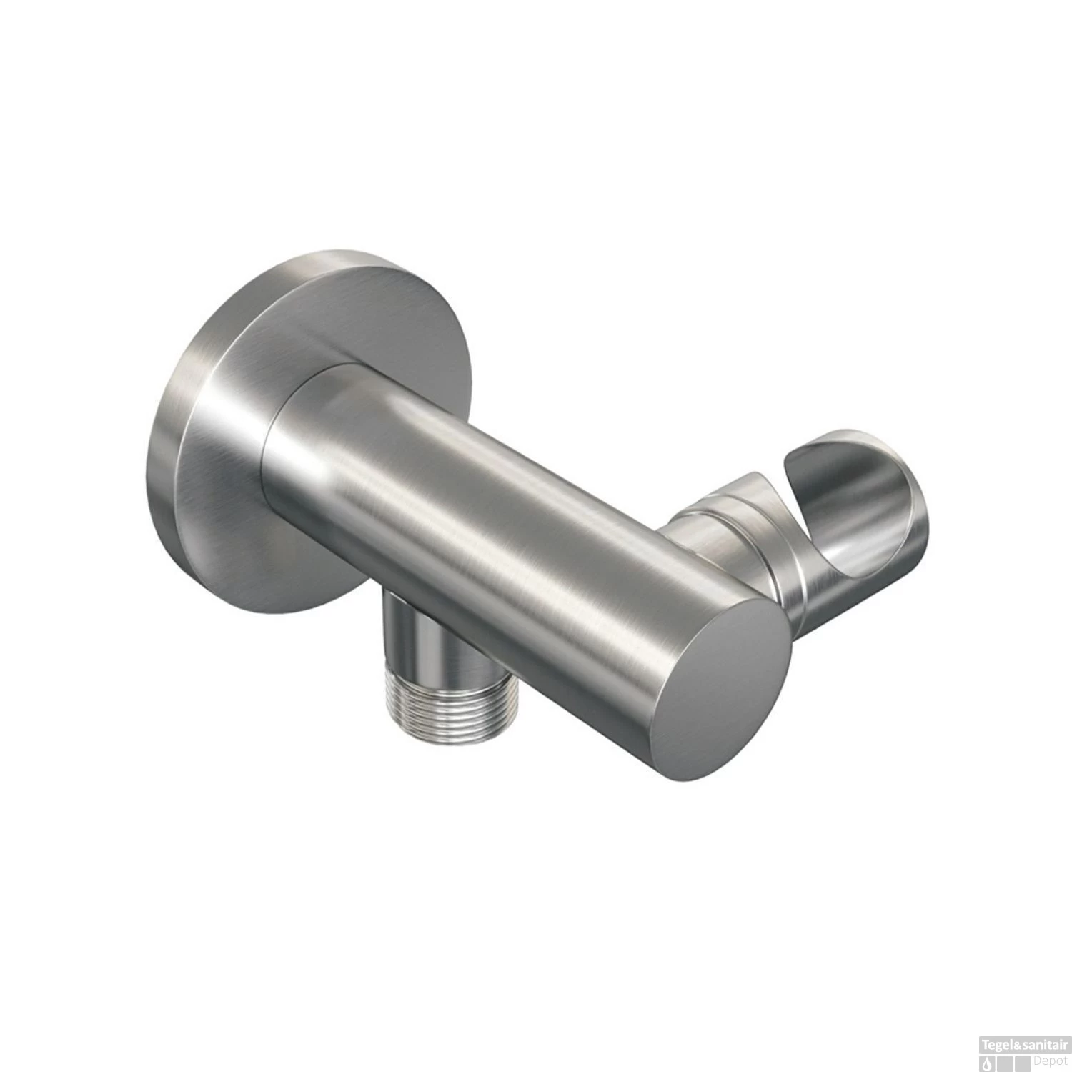 Inbouw Regendouche Set Brauer Brushed Edition Gebogen Wanduitloop Ronde Hoofddouche 20 Cm Met Twee Stopkranen En Handdouche 3 Standen RVS Look - Afbeelding 9