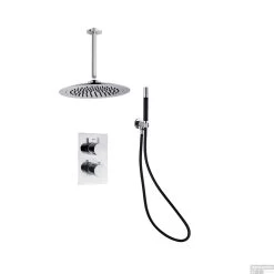 Inbouw Regendouche Set Boss & Wessing Talpa Pro Met Plafondarm En Staaf Handdouche 30 Cm