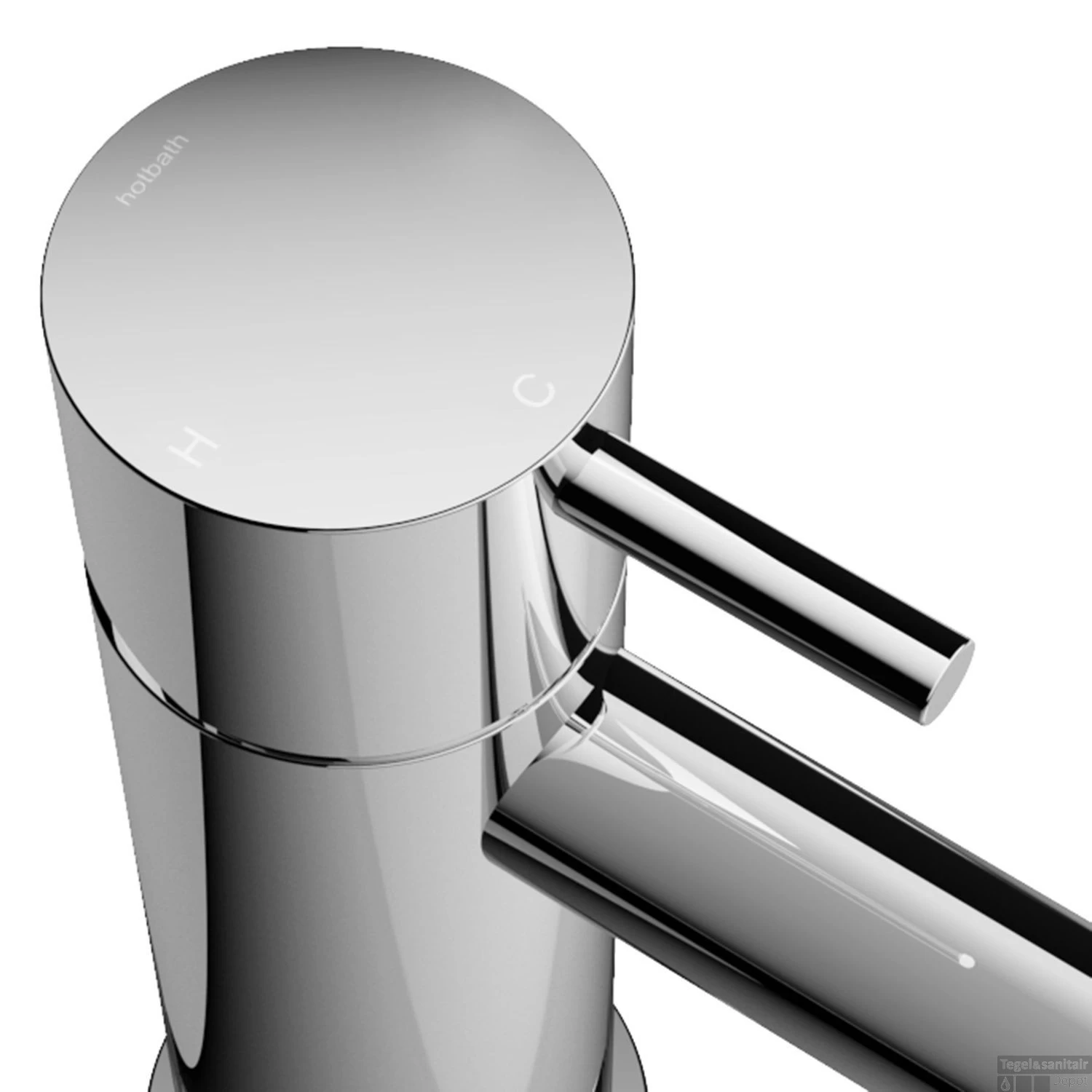 Handdouche Hotbath Cobber Met Doucheslang En Wandsteun Aansluiting Chroom - Afbeelding 2