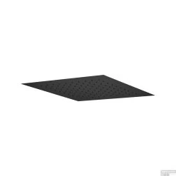 Hoofddouche Easy Peasy Lagoo Nesso Easy Fix Systeem 34 X 34 Cm RVS Mat Zwart