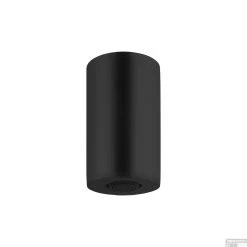 Hoofddouche Evening Breeze Lagoo Nesso 5 X 10 Cm RVS Mat Zwart