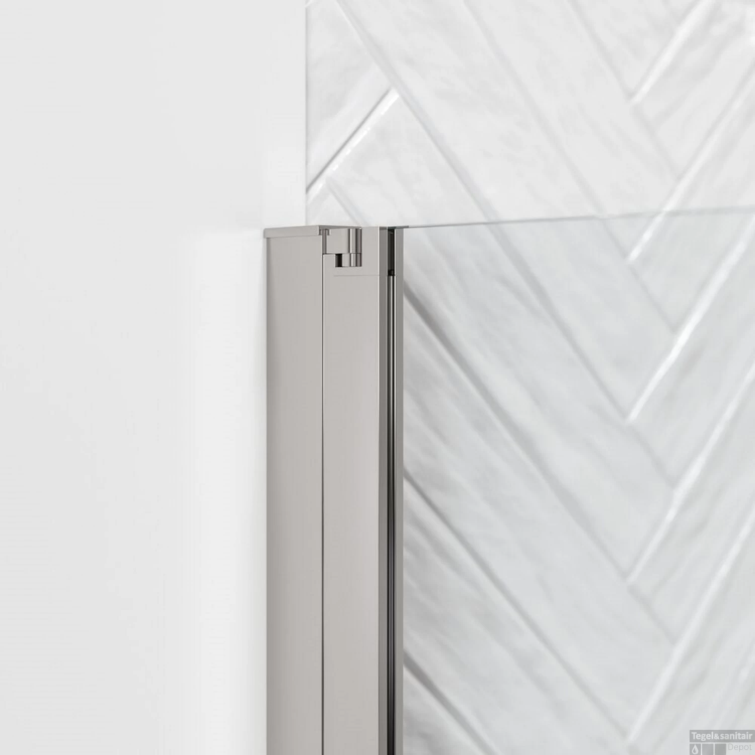 Nisdeur Sealskin Hooked Omkeerbaar 90x200 Cm Zilver - Afbeelding 4