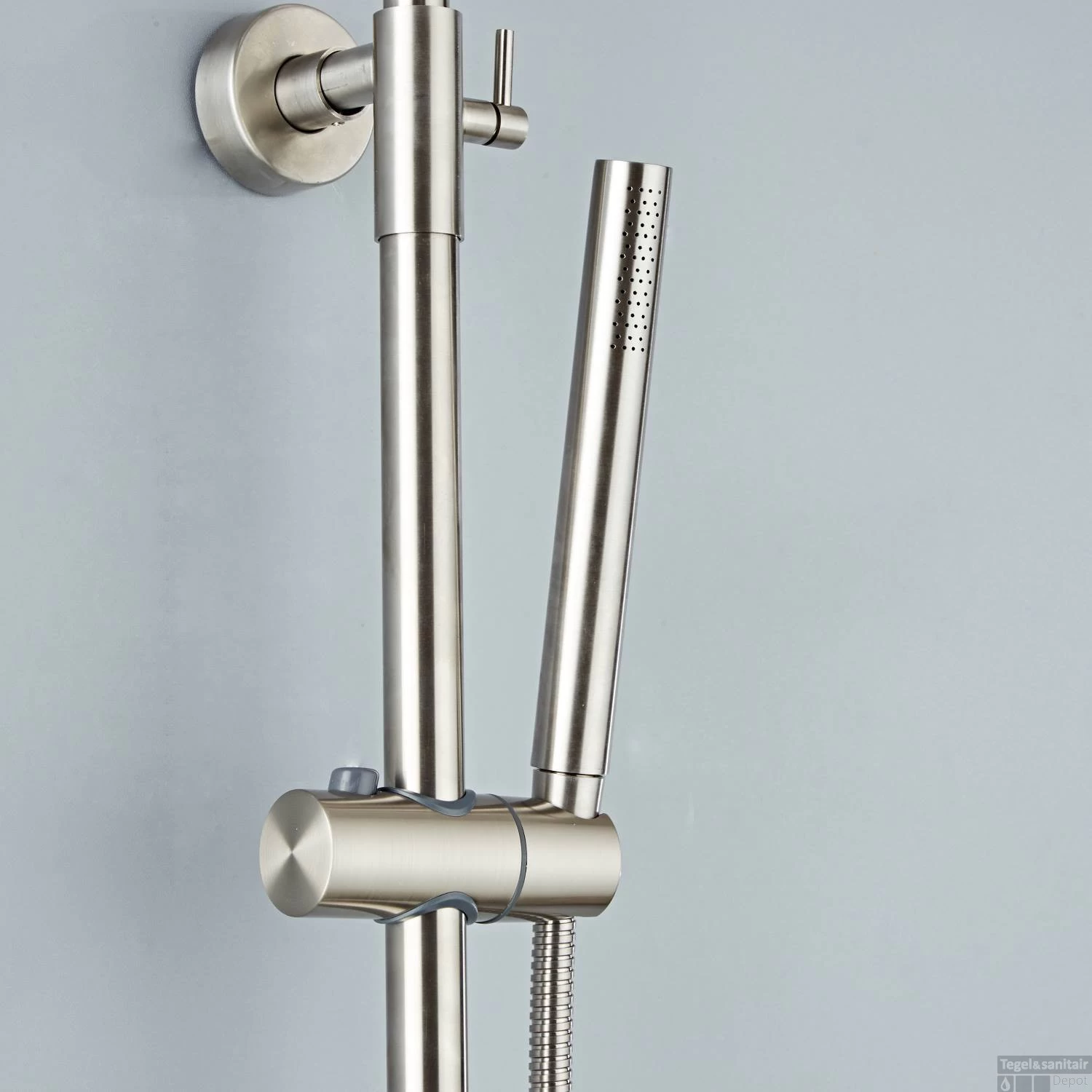 Regendouche Boss & Wessing Exclusive 30 Cm Met Staafhanddouche 304 RVS - Afbeelding 3