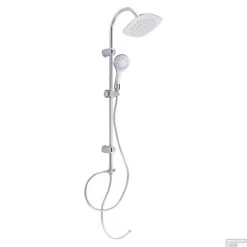 Regendouche Opbouwset Schütte Tenneriffa Stortdouche Wit En Chroom