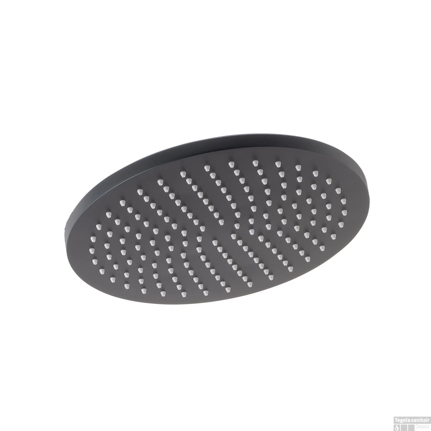 Regendouchekop Salenzi Giro 30 Cm Mat Zwart